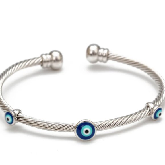Turkish Evil eye adjustable bracelet - Picture 2 of 3